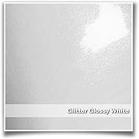 Vista 3 de Calcomanía de vinilo para parachoques de nariz delantera, compatible con Camaro SS 2010 2011 2012 2013 - Blanco brillante con purpurina