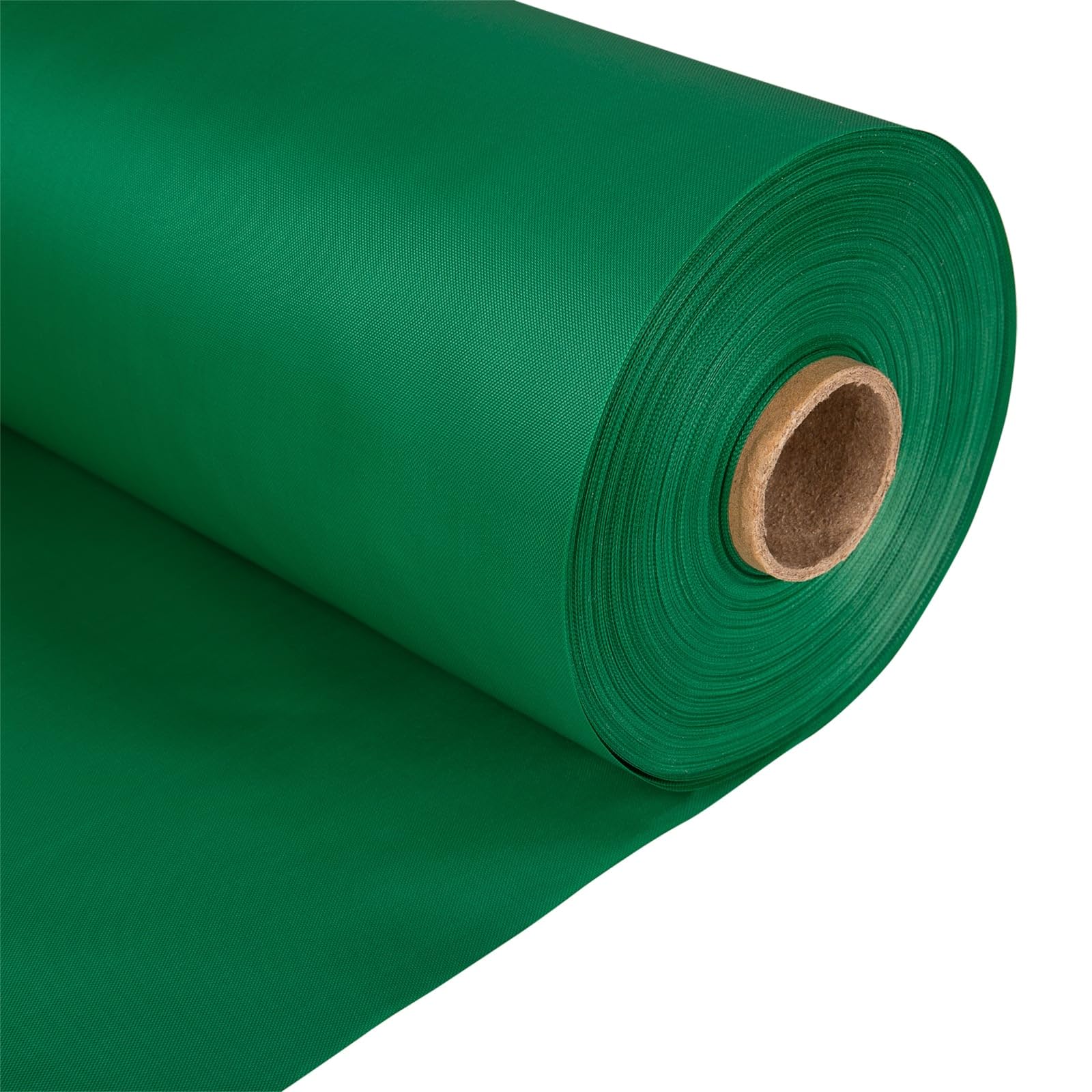 10 Metre Emerald Green, Waterproof Outdoor Canvas Fabric. 100% PU Polyurethane Fabric, 150GSM, 0.3mm Slim and 150cm Wide. UV Resistant Material, for Making deckchairs, beanbags, awnings, and More.