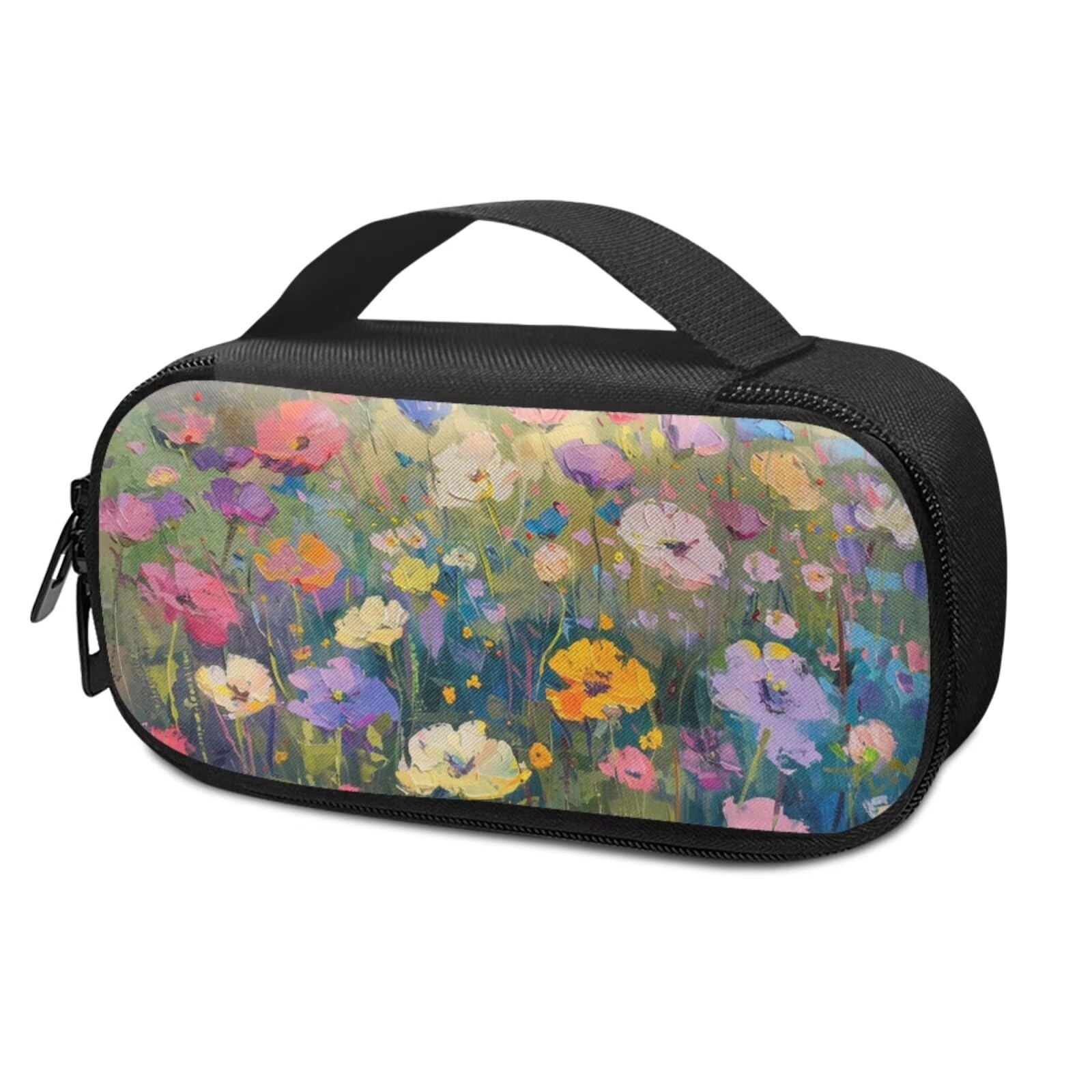 ZCFYGDX Abstract Oil Flower Print Diabetic Insulin Cooler Travel Case Diabetic Insulated Insulin Pen Portable Travel Case Built-in Mesh Pocket for Ice Packs for Medicine Daily Life Business Trips Work