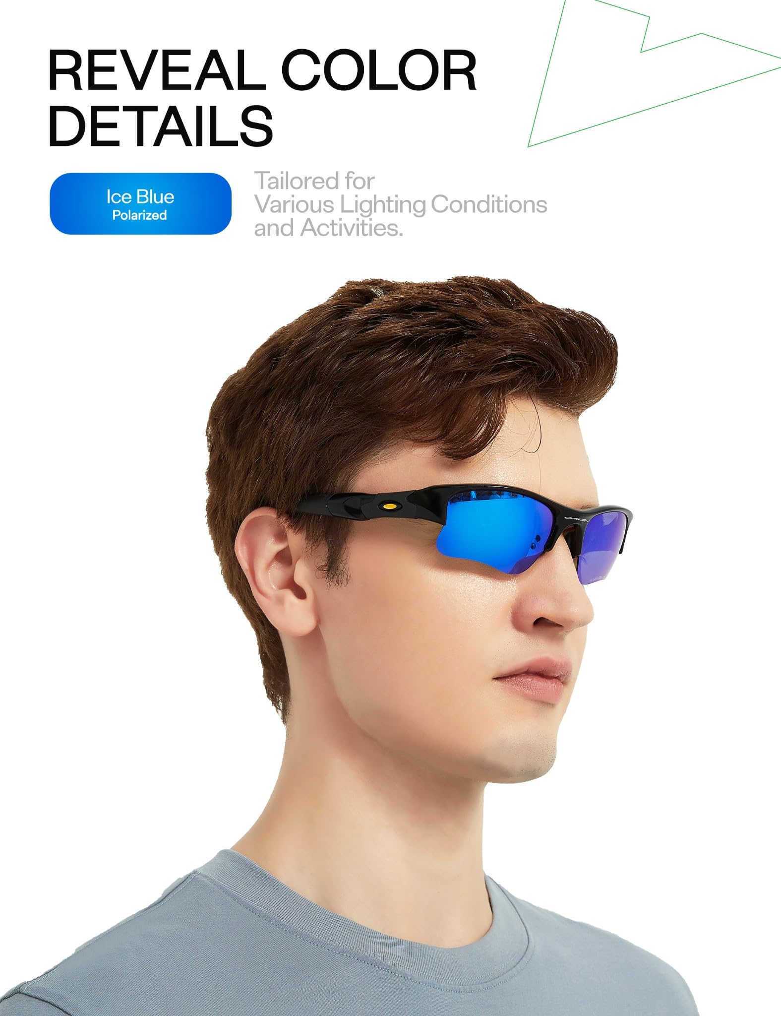Mryok Lentes de repuesto para Oakley Sliver XL OO9341 - Opciones