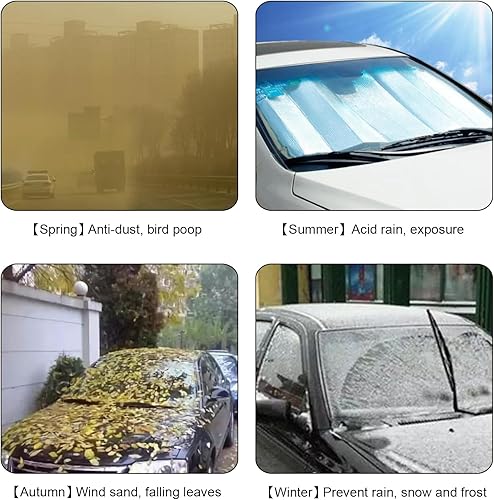 Miniatura 4 de Tesla Model 3 Accesorios Cubierta De Coche Para Automóviles Todo Clima Impermeable Auto Exterior Negro