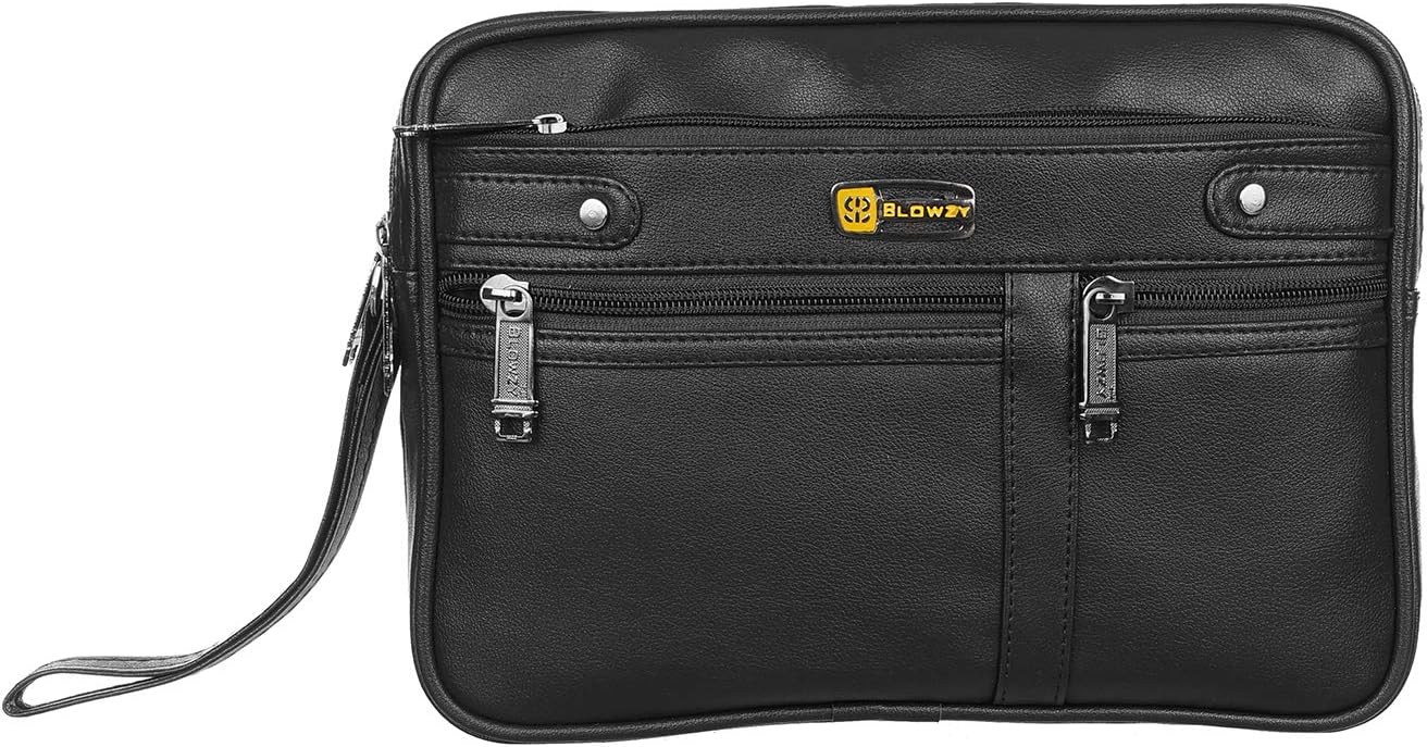 Good Friends Solid 8 Cms Cosmetic Pouch (11_BL-2200_Black)