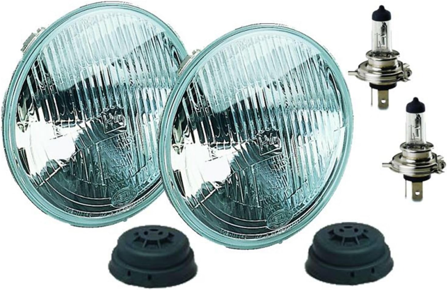 Hella 002395801 Vision Plus 165mm 12V High/Low Beam Halogen Conversion Headlamp Kit (H4 ECE), Multi