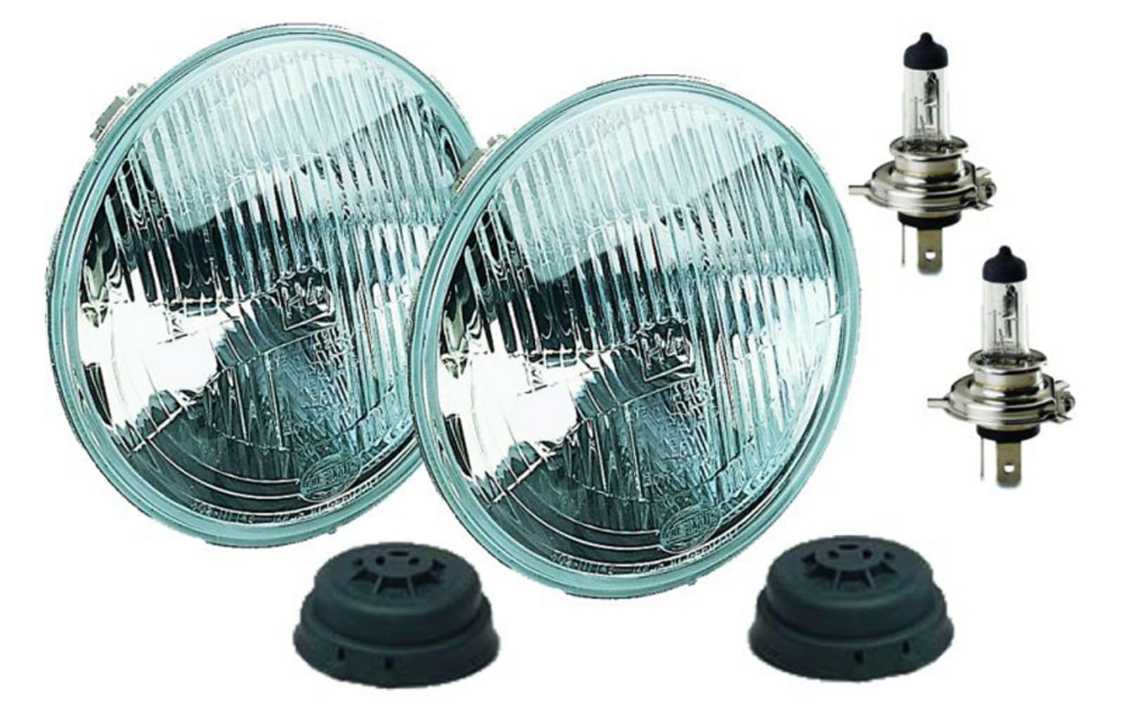 Hella H4 ヘッドライト 2個セット Amazon.com: Hella 002395801 Vision Plus 165mm 12V High/Low Beam