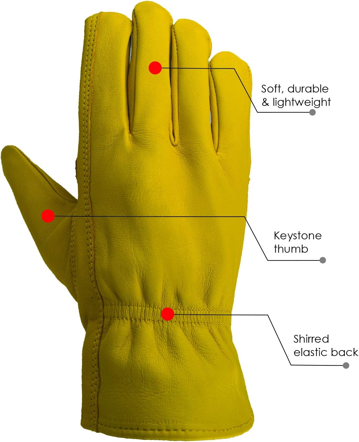 Premium Leather Work Glove Style 48