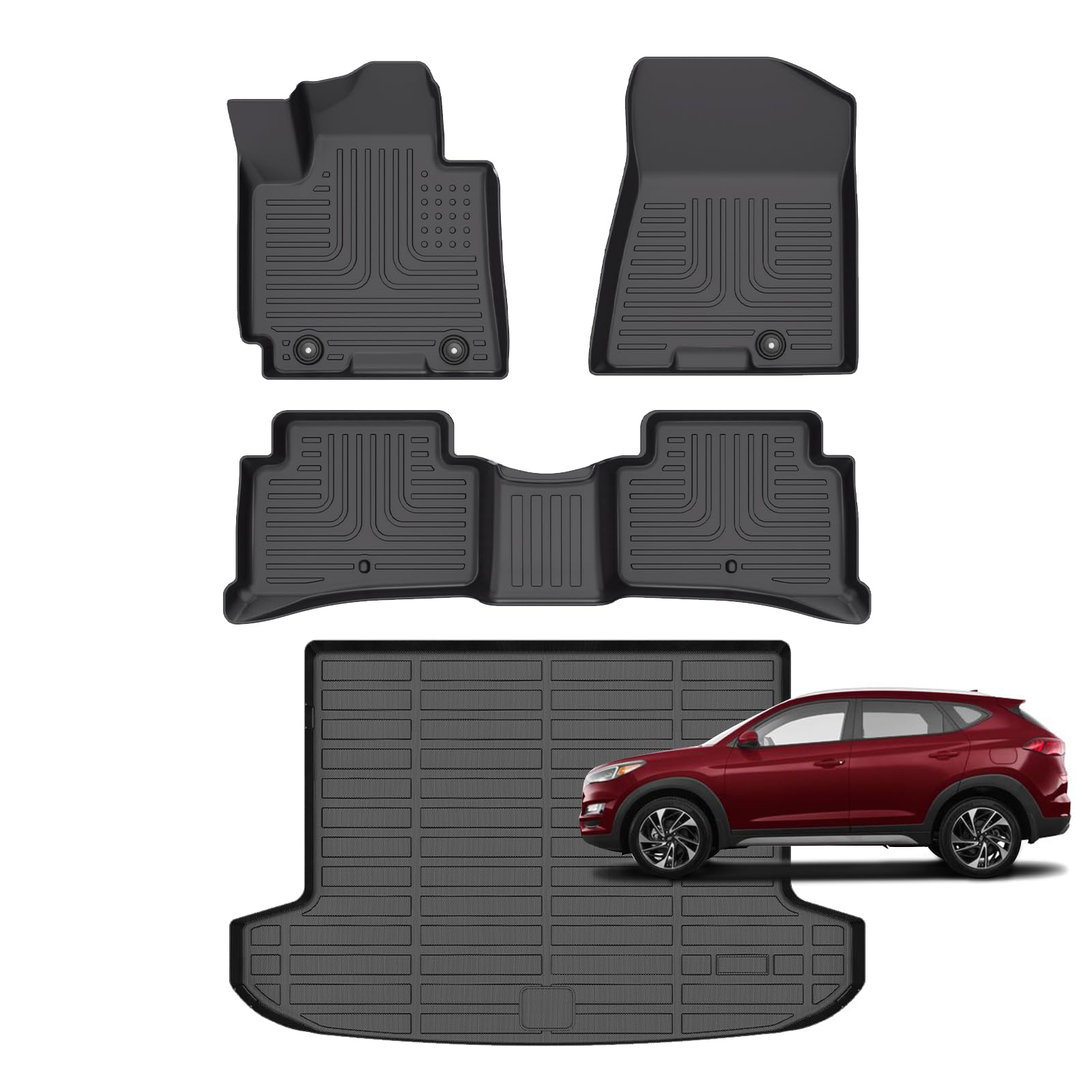 Norand All Weather Floor Mats for Hyundai Tucson