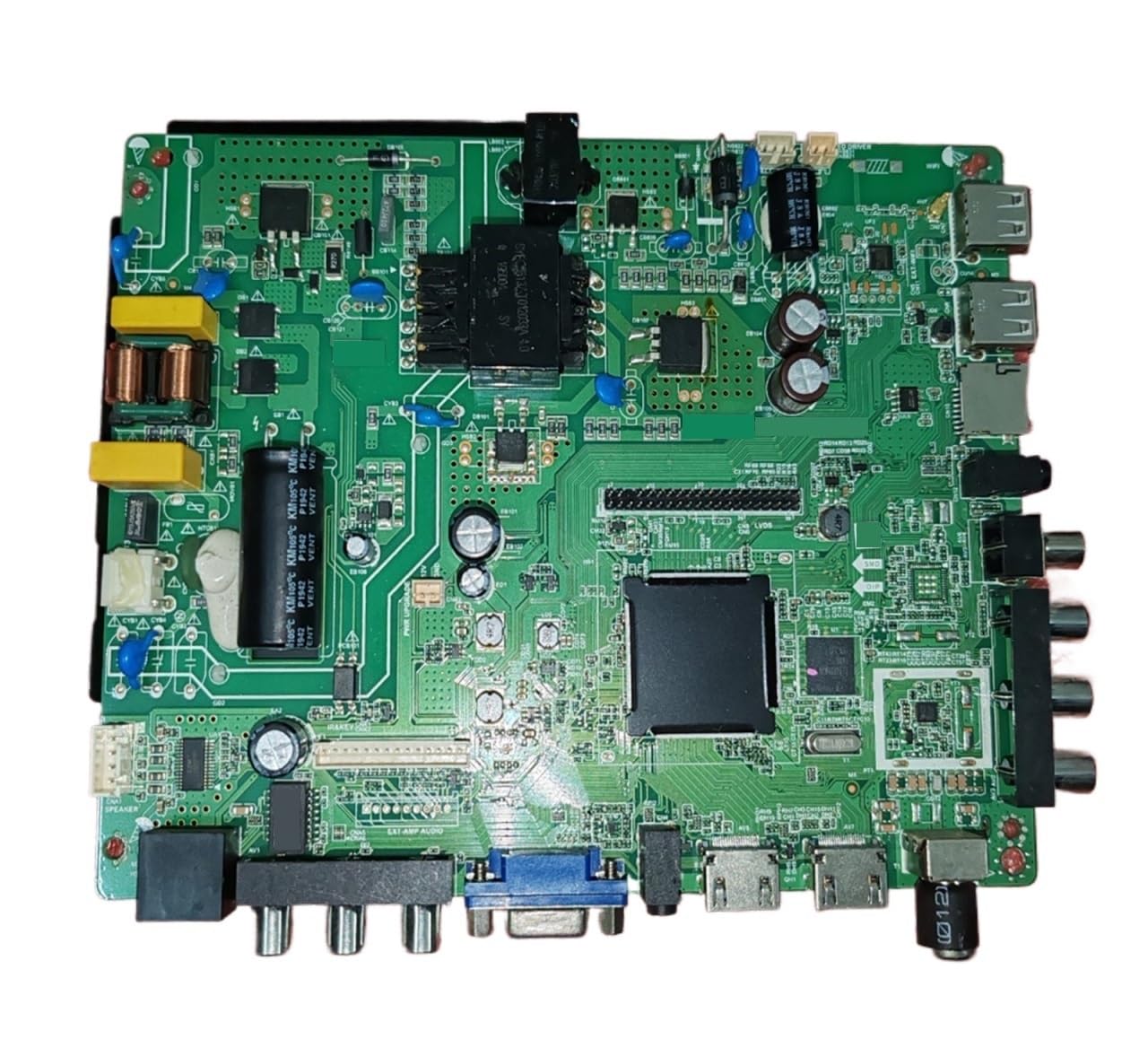 Carte mère TV TP.MS358.pb802 avec WiFi 4 cœurs pour écran 1366x768 et télécommande anglaise