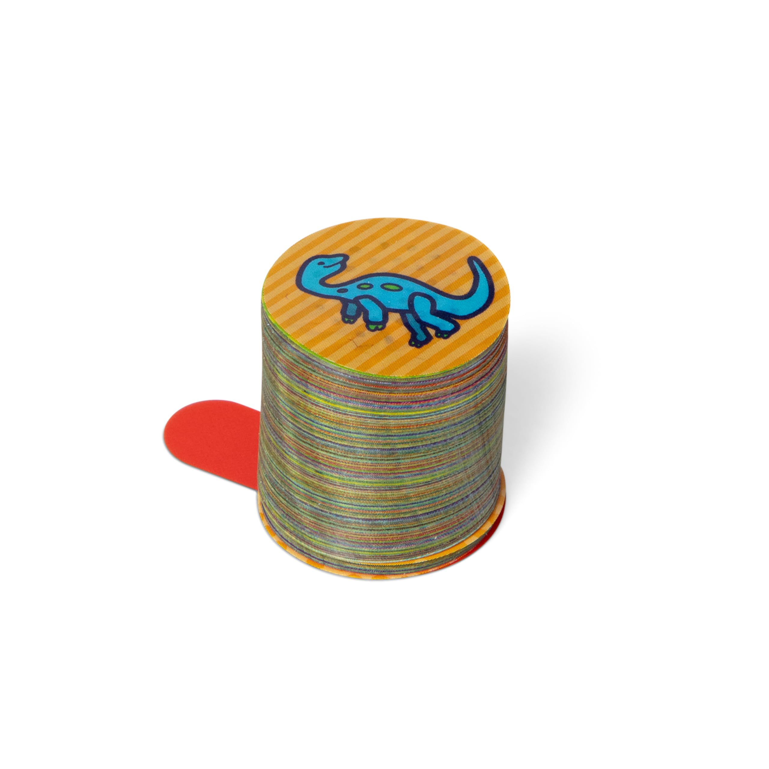 Melissa & Doug Naklejka WOW 300 uzupełniających naklejek do stempli sztuki i rzemiosła Fidget Toy Collectibles–Dinozaur prehistoryczny motyw, różne (tylko naklejki) – usuwalne naklejki, zabawki