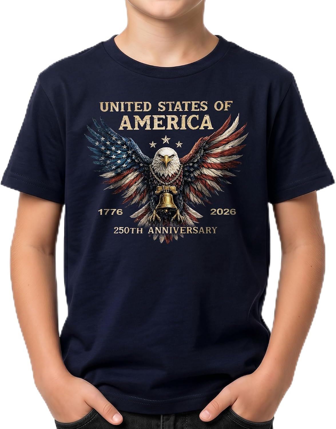 Kids 250 Anniversary USA Shirt, Girls 250th Anniversary USA Shirt, 4th of July Boys Outfit