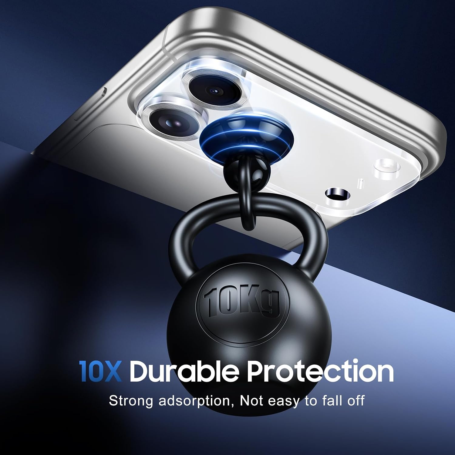 UniqueMe 3 Pack Compatible for iPhone 17 Pro Camera Lens Protector - [Drop Protection] [Case Friendly] 9H Tempered Glass Camera Cover Screen [Update New Version] - Silver