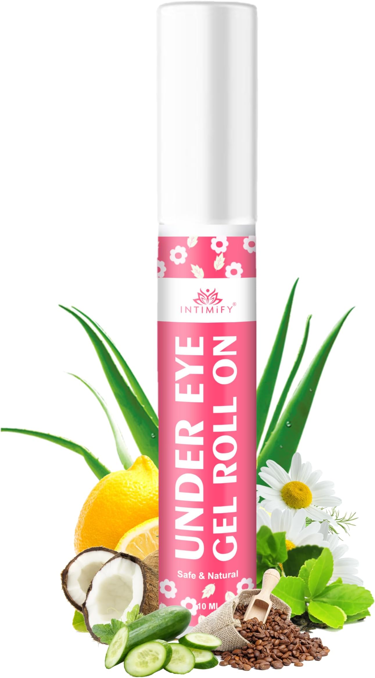 Under Eye Gel, Under Eye Gel For Dark Circles, Under Eye Gel For Puffy Eyes, For Women & Men 10 Ml