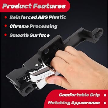 Interior Door Handle Front Left Driver Side for 2006 2007 2008 2009 2010 2011 2012 Ford Fusion, 2007-2012 Lincoln MKZ, 2006 Lincoln Zephyr, 2006-2011 Mercury Milan, 6E5Z-5422601-A, 6E5Z5422601A