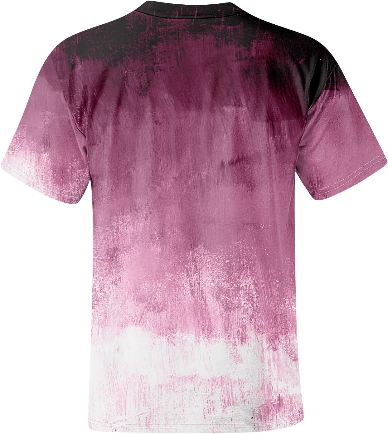 Ymosrh Men's Summer T Shirts Gradient Color Short Sleeve Crew Neck Soft Tee Shirts Beach Tops Casual Tees, S-5XL