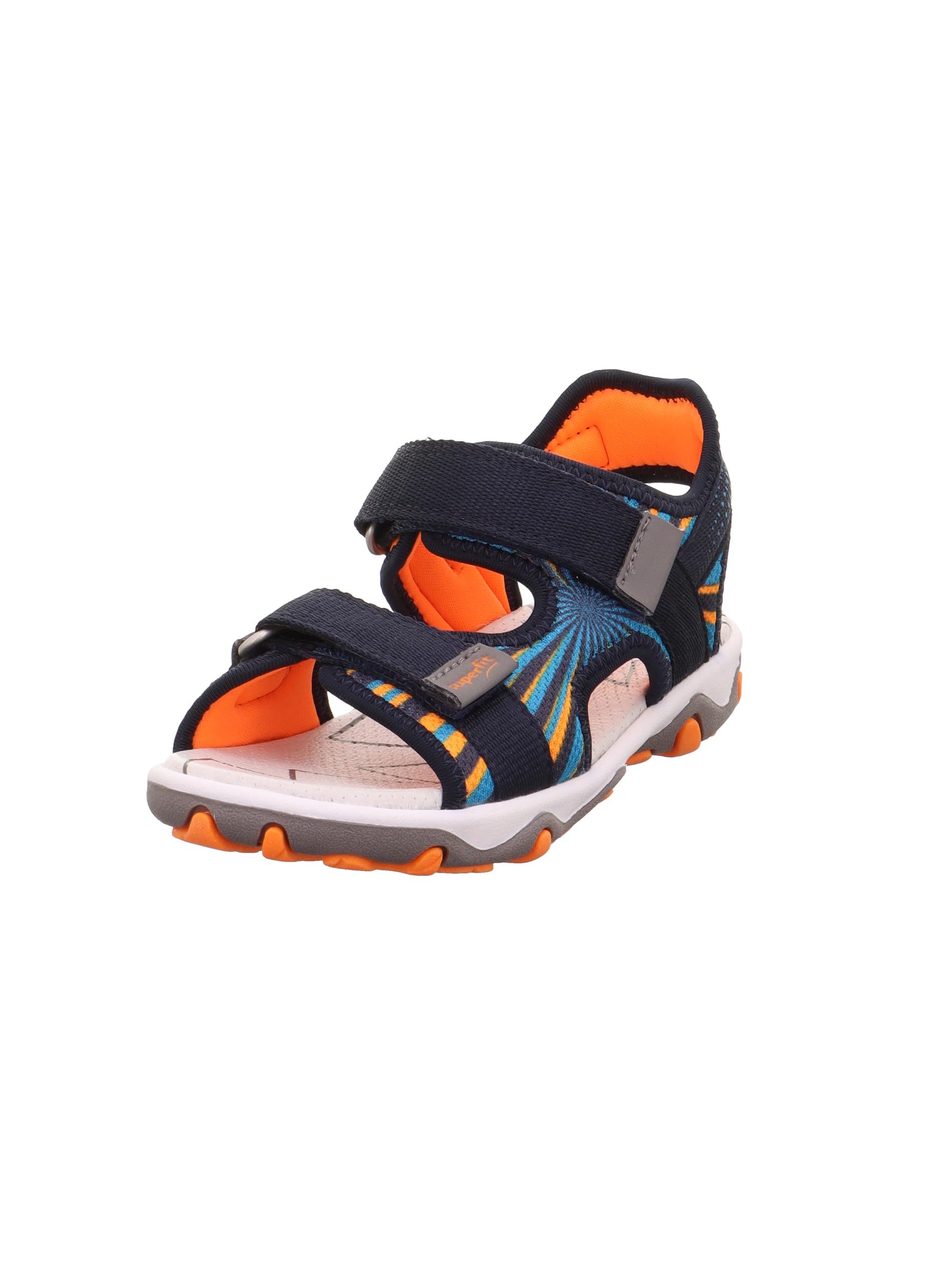 Superfit Mike 3.0 Sandals, Blue/Orange 8020, 35 EU
