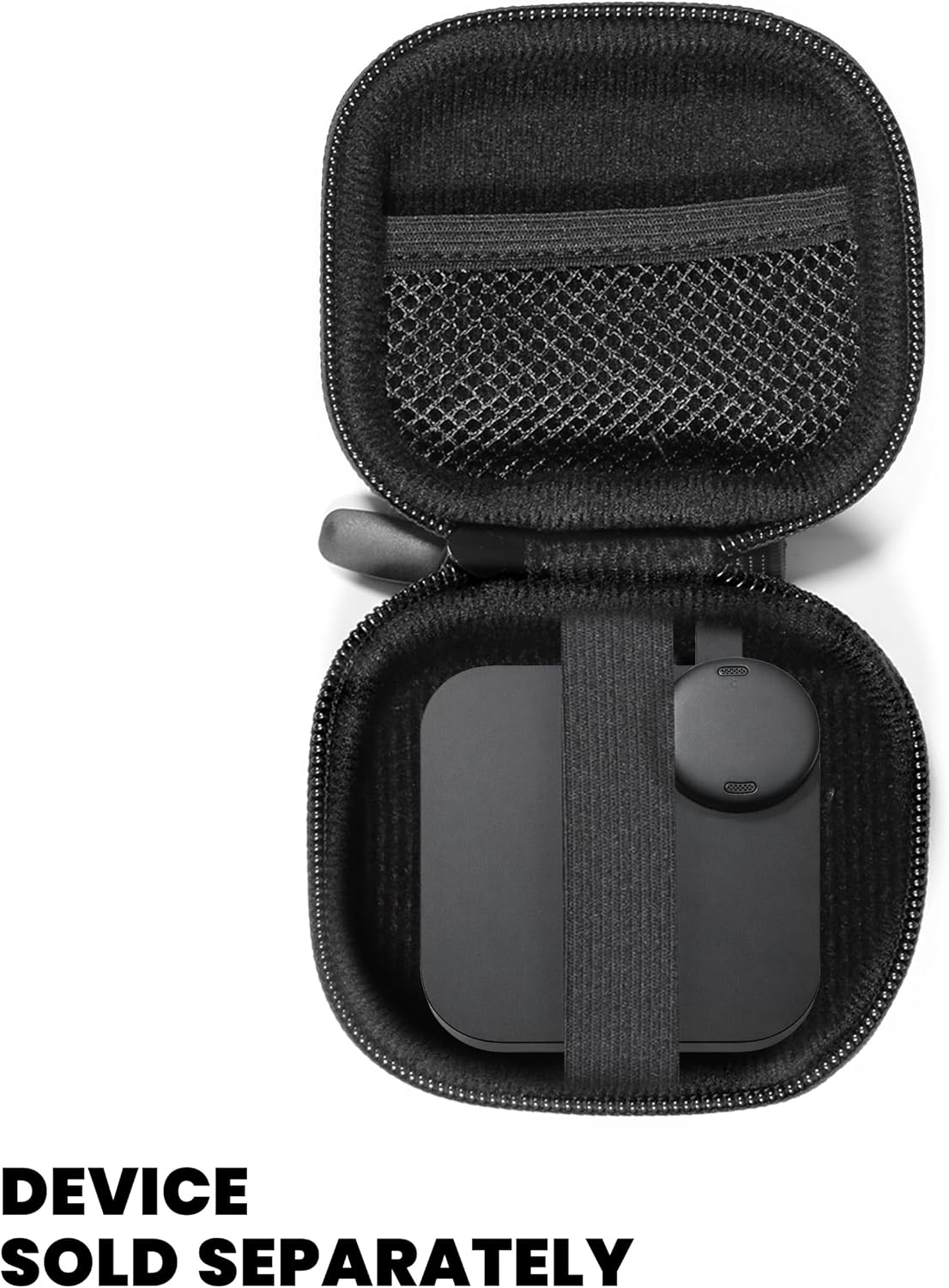 Alltravel Case for soundcore Work by Anker, Portable AI Voice Recorder, AI Note Taker (Black)
