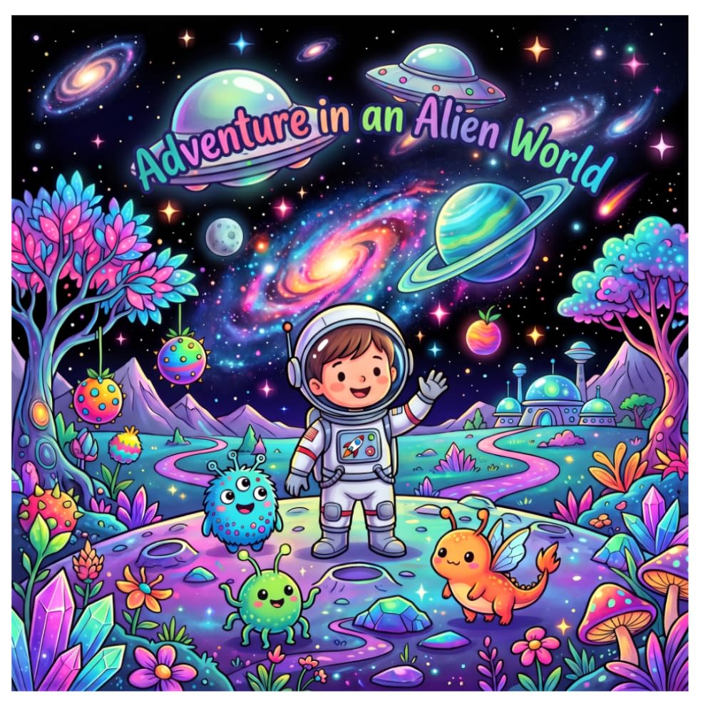 Astronaut Adventure in an Alien World