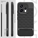 Pikkme Back Cover for Oppo Reno 15 5G Camera Protection 3D Hexa Cube Design Silicone Protective Bumper Case (Black) gallery image