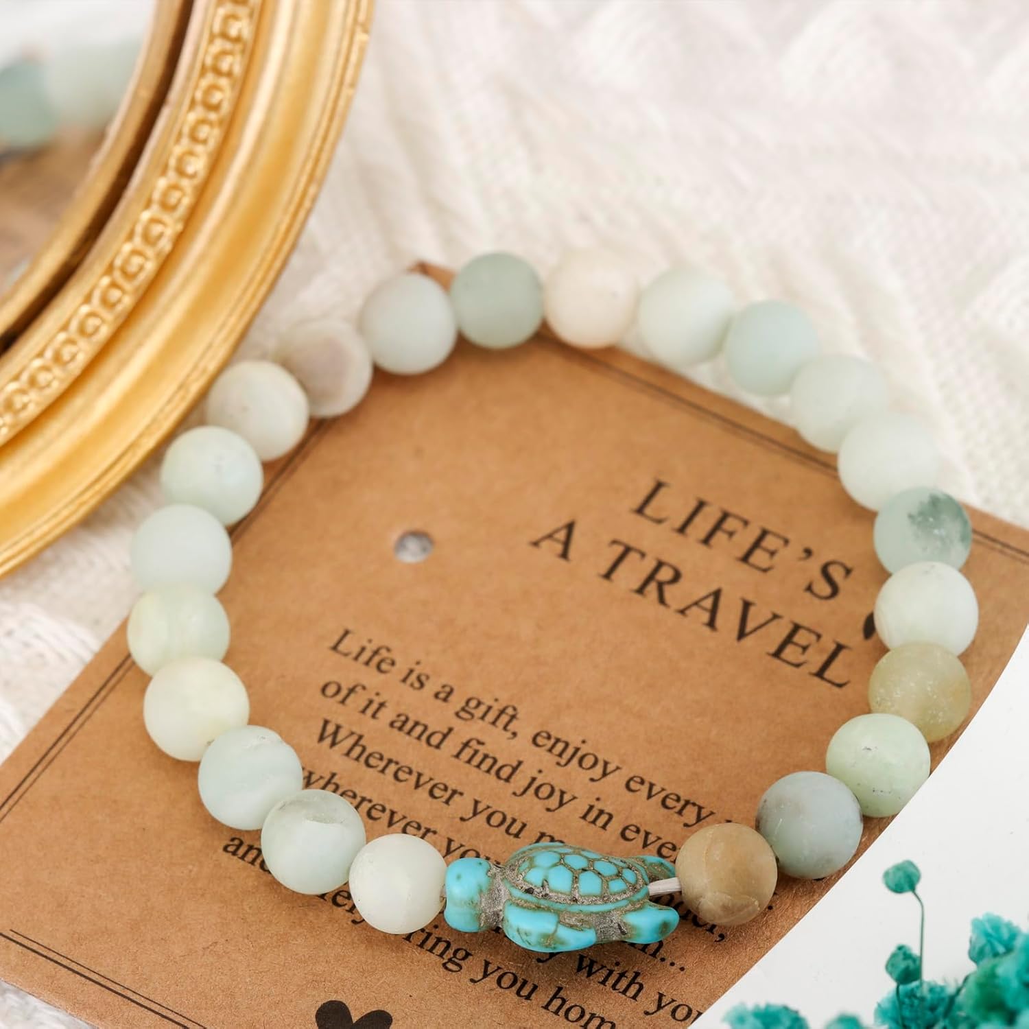 HUTIMY Sea Turtle Gifts Bracelet for Women Men Unique Animal Jewelry Sea Turtle Bracelet - Image 5