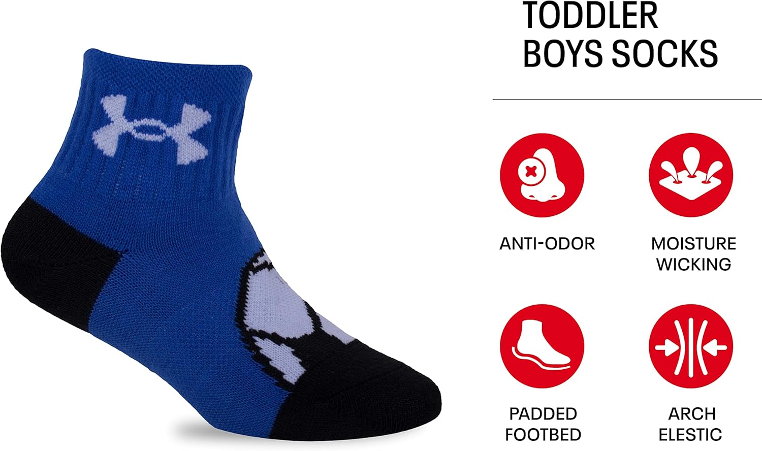 Under Armour Girls' Quarter Socks - Image 2