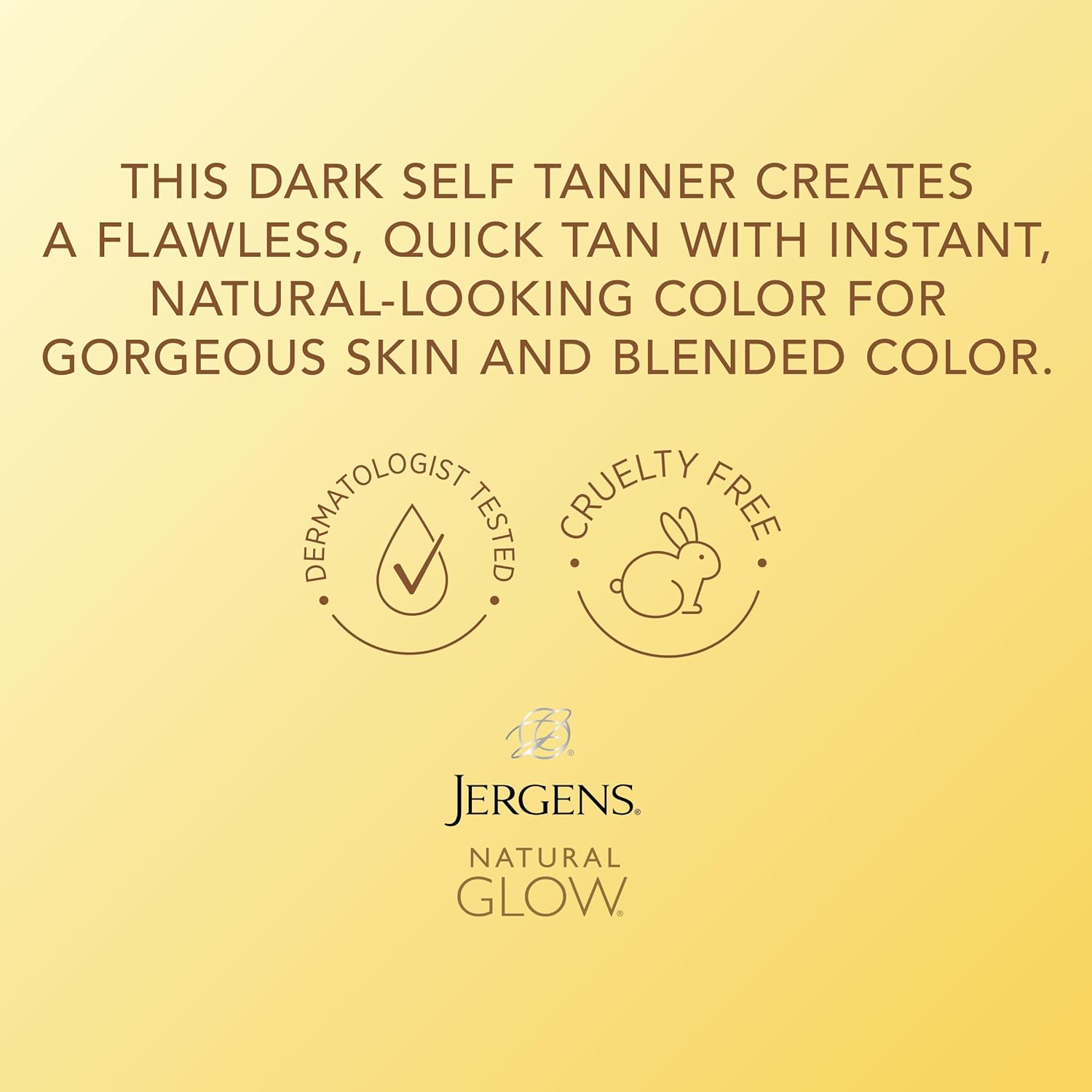 Jergens Natural Glow Instant Sun Body Mousse, Self Tanner for Ultra Deep Bronze Tan, Sunless Tanning Body Bronzer, Natural Looking Fake Tan, 6 Oz, Pack of 2