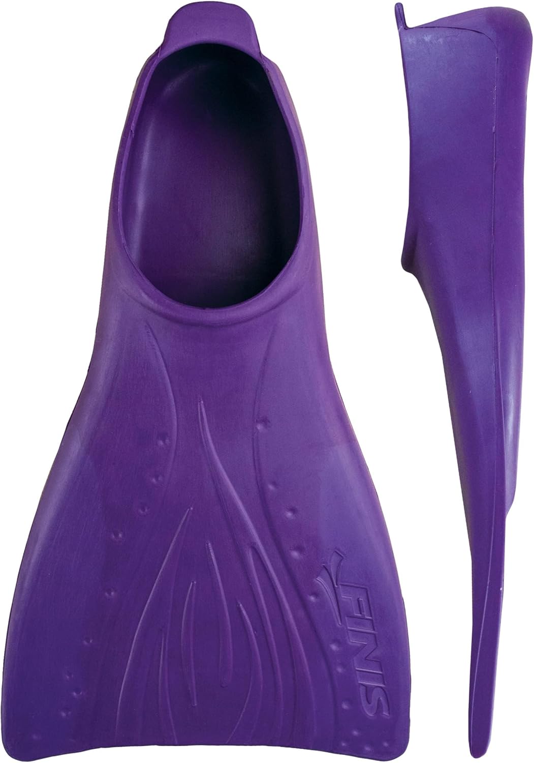 FINIS Booster Swim Fins for Kids - Floating Rubber Fins - Teaches Kick Technique - Open-Toe Design - Comfortable Fit - Green, 3XS