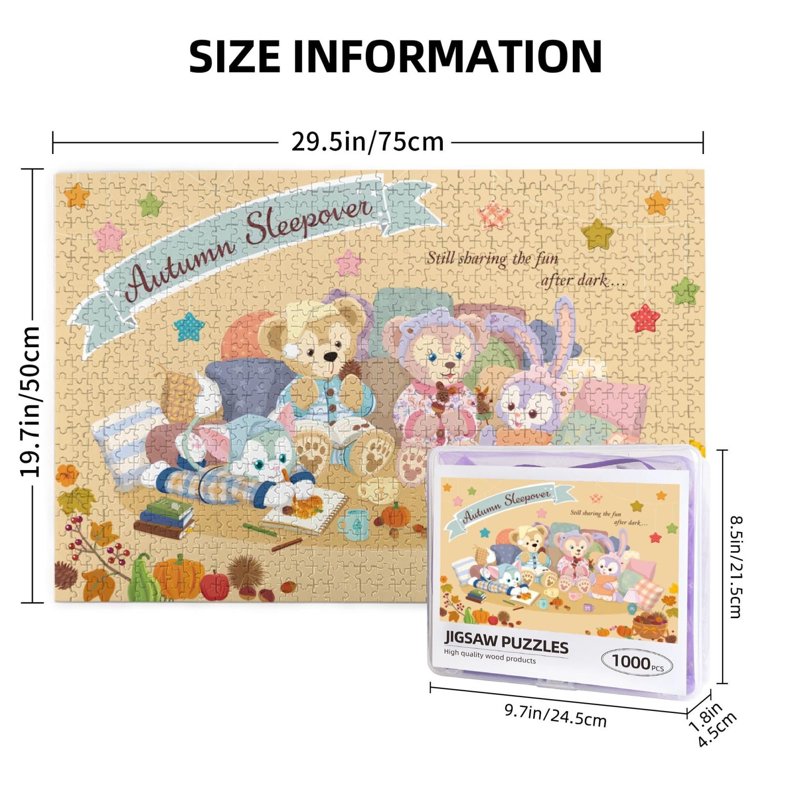 Amazon.co.jp: 1000ピース ジグソーパズル ダッフィーフレンズ