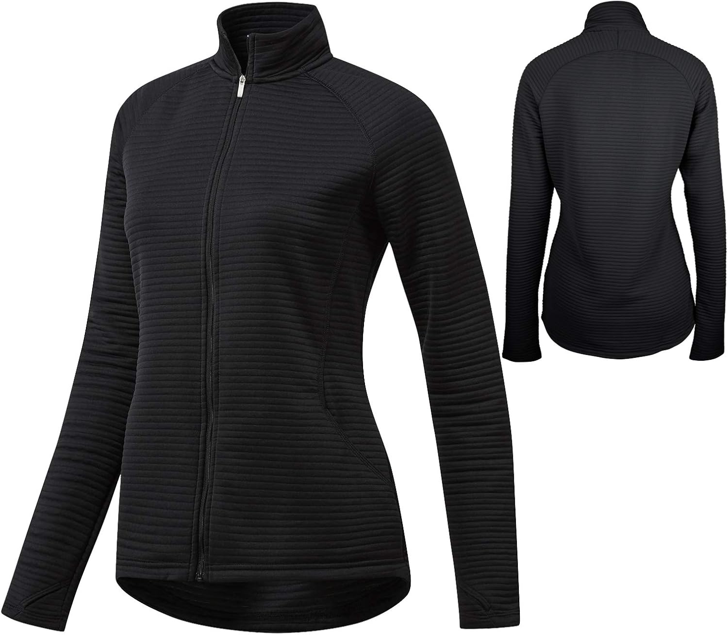 adidas womens Essential Textured Jacket Clothing, Shoes