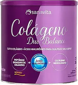 COLÁGENO DUO BALANCE AH - NEUTRO - LATA 285G | SANAVITA