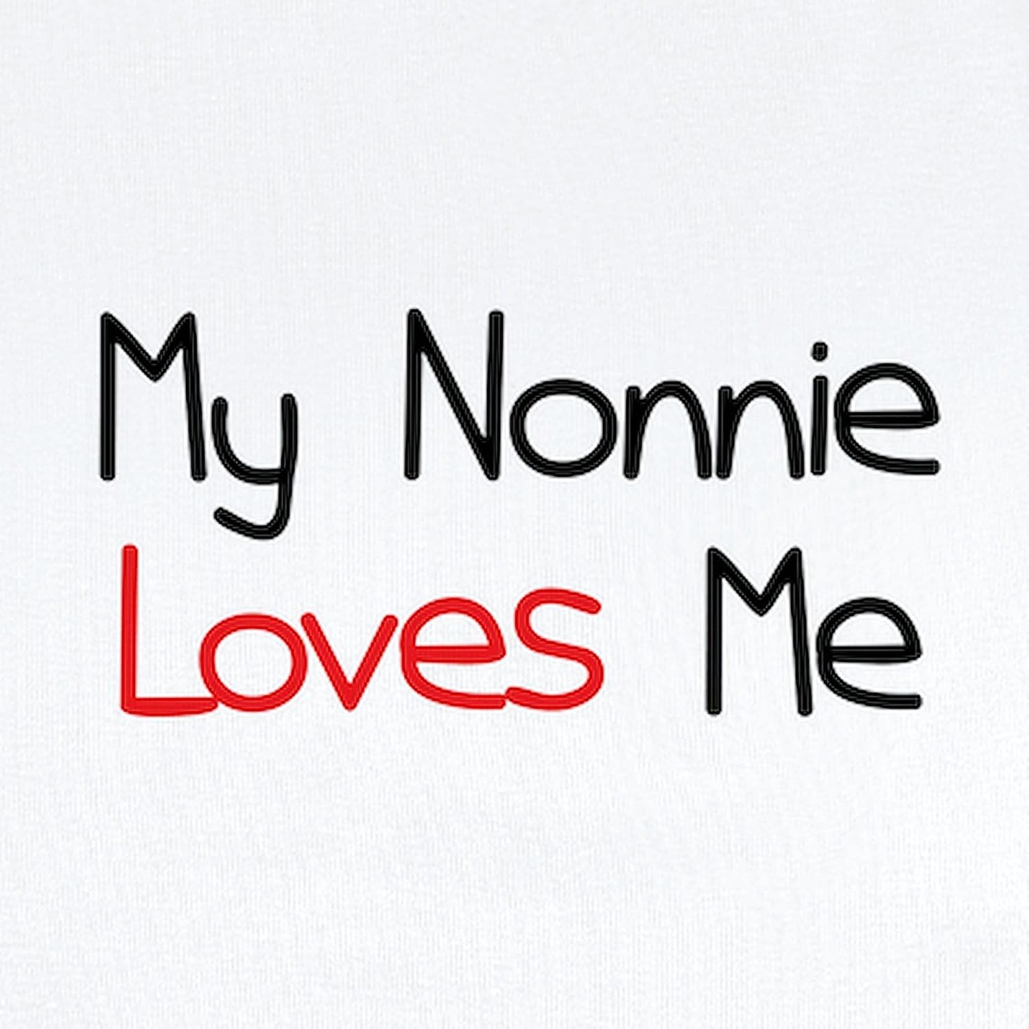 CafePress My Nonnie Loves Me Long Sleeve Infant Bodysuit Cute Long Sleeve Infant Baby Bodysuit Romper