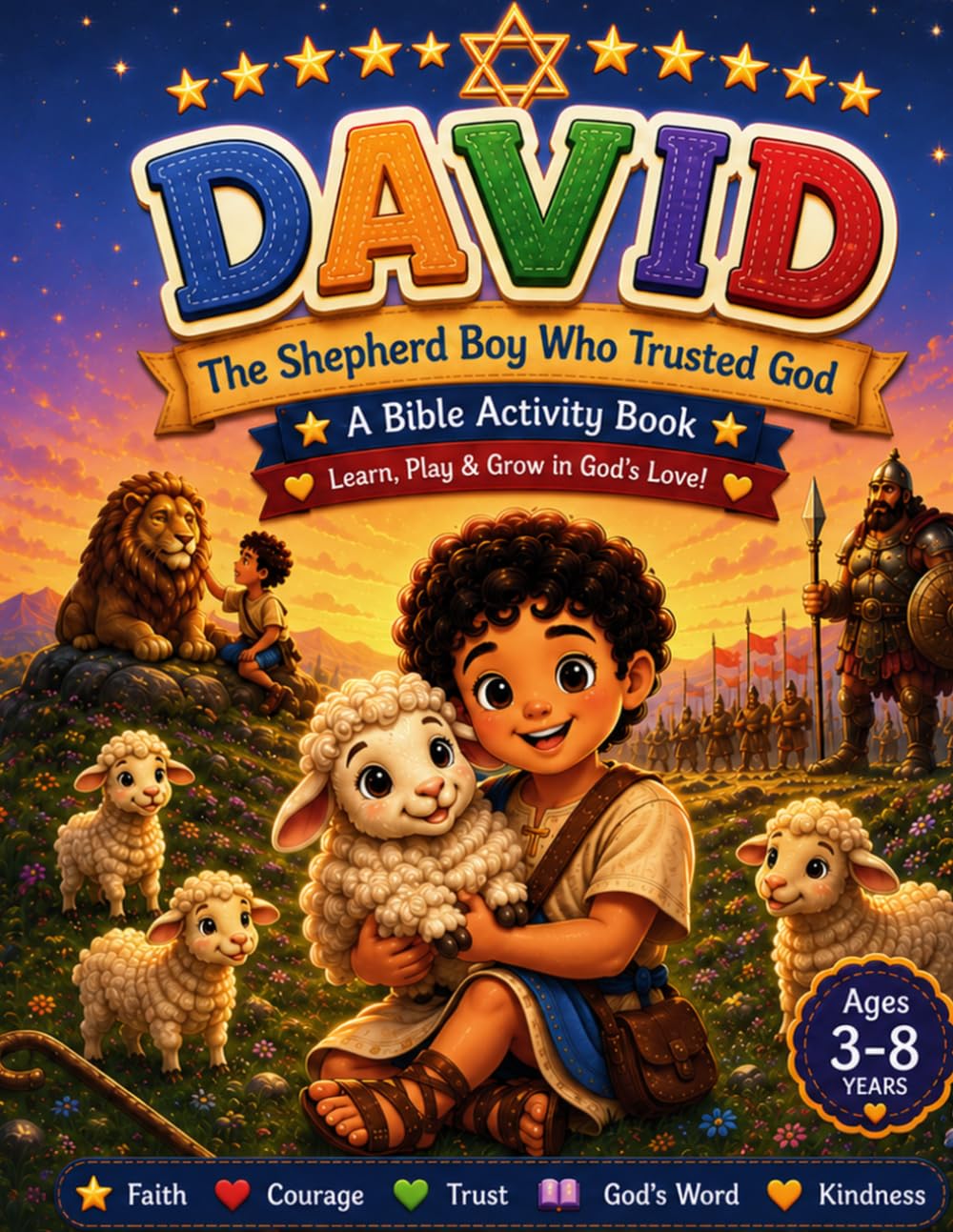 David: The Shepherd Boy Who Trusted God (Little Heroes Bible Series)