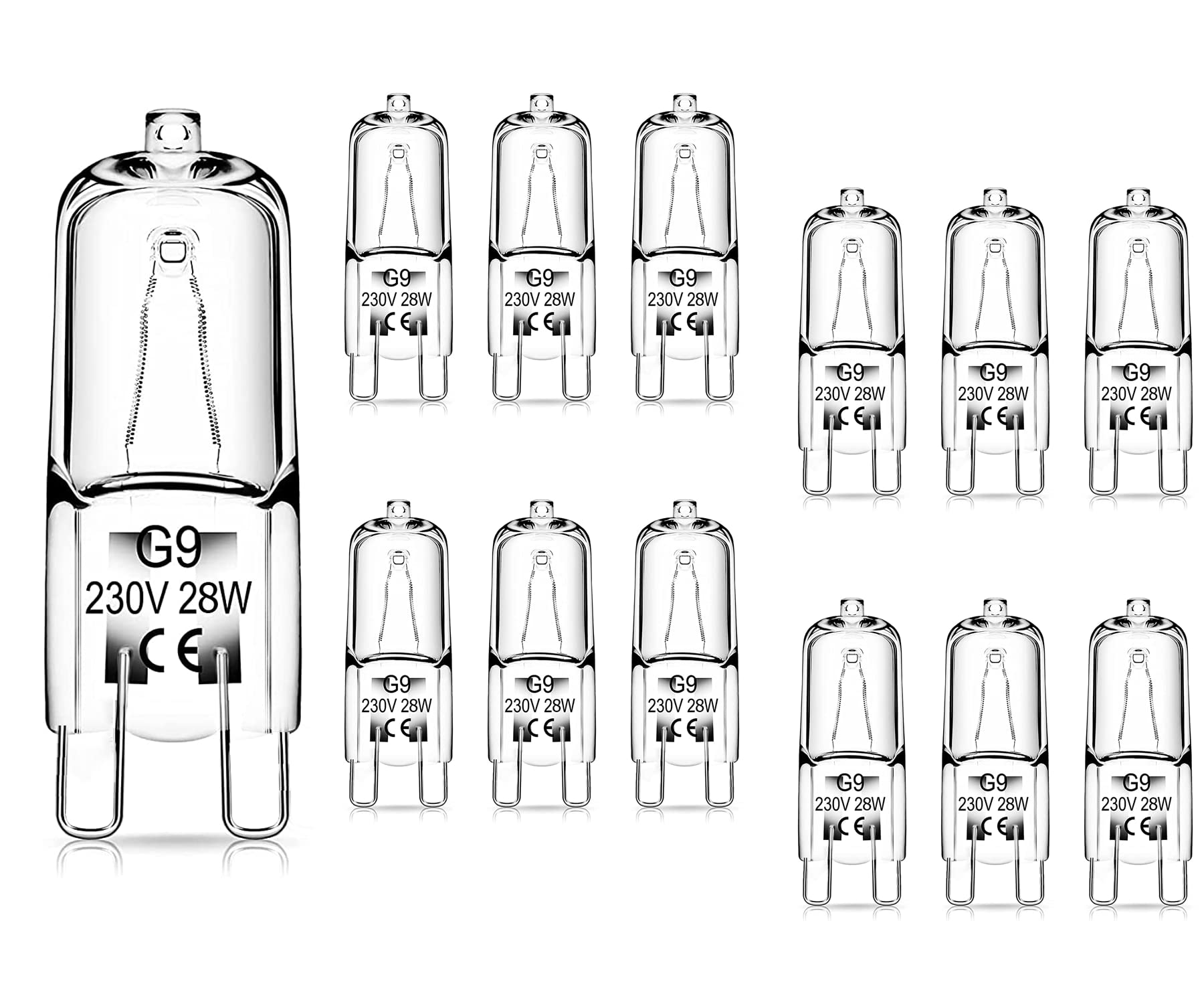 BOGAO 40W G9 Halogen Oven Lighting 230V 300℃ Microwave/Oven Rated Light