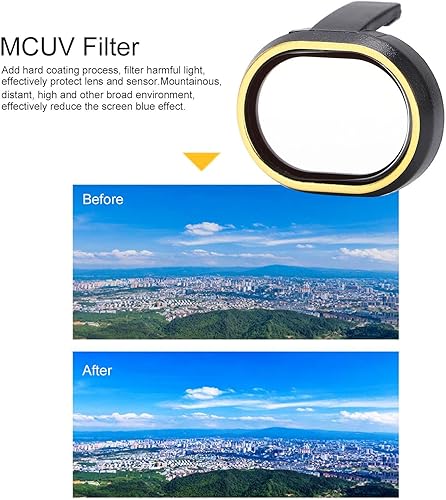 Miniatura 2 de Len - Filtro MCUV C para FIMI X8 Mini RC Drone Quadcopter Piezas de repuesto para disparar en la playa, montaña, campo de nieve y área abierta