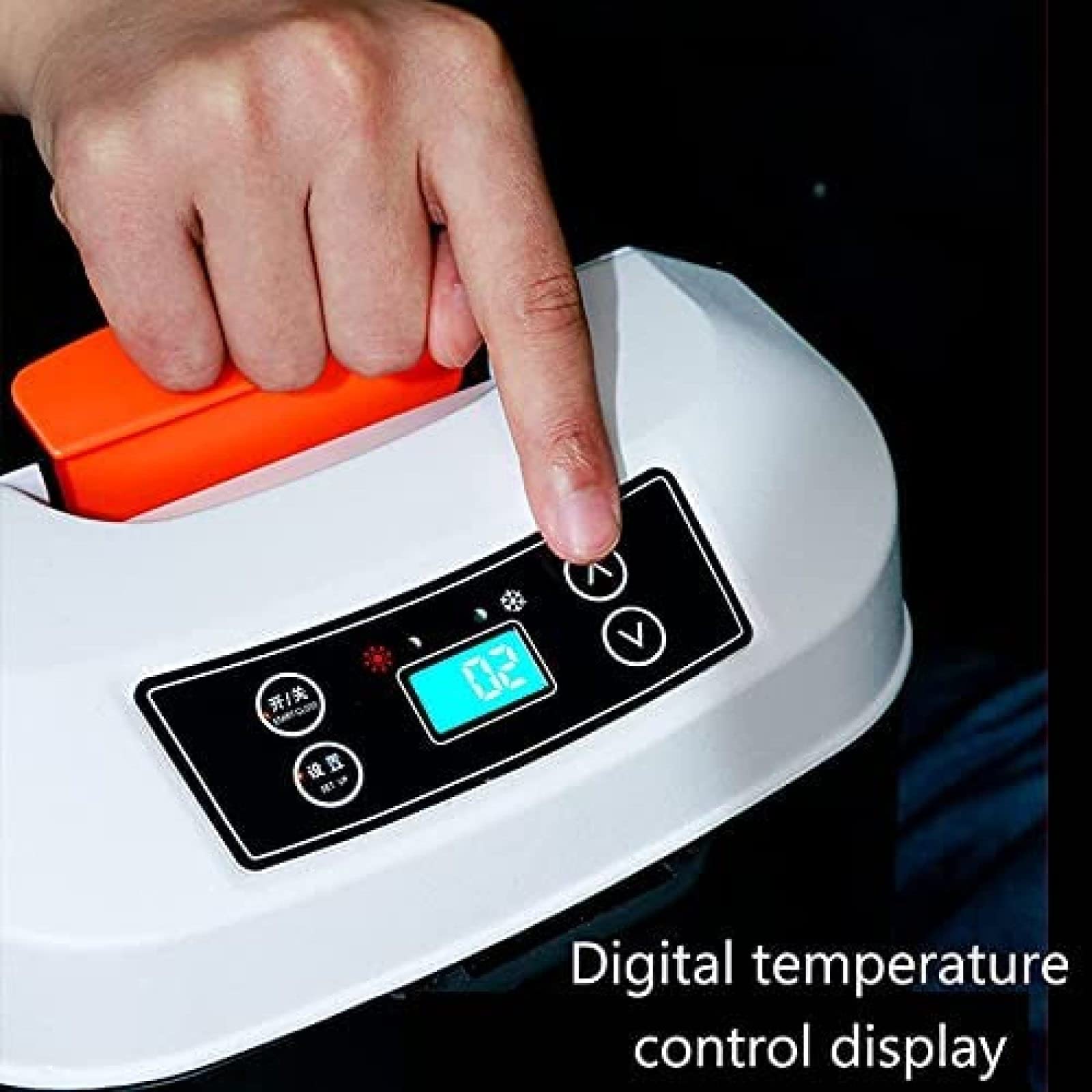Enfriador/congelador de compresor eléctrico portátil de 12v / 24v / 220v para enfriamiento de Autocaravana, Barco, Aprox. 20 ° C por Debajo de la Temperatura Ambiente