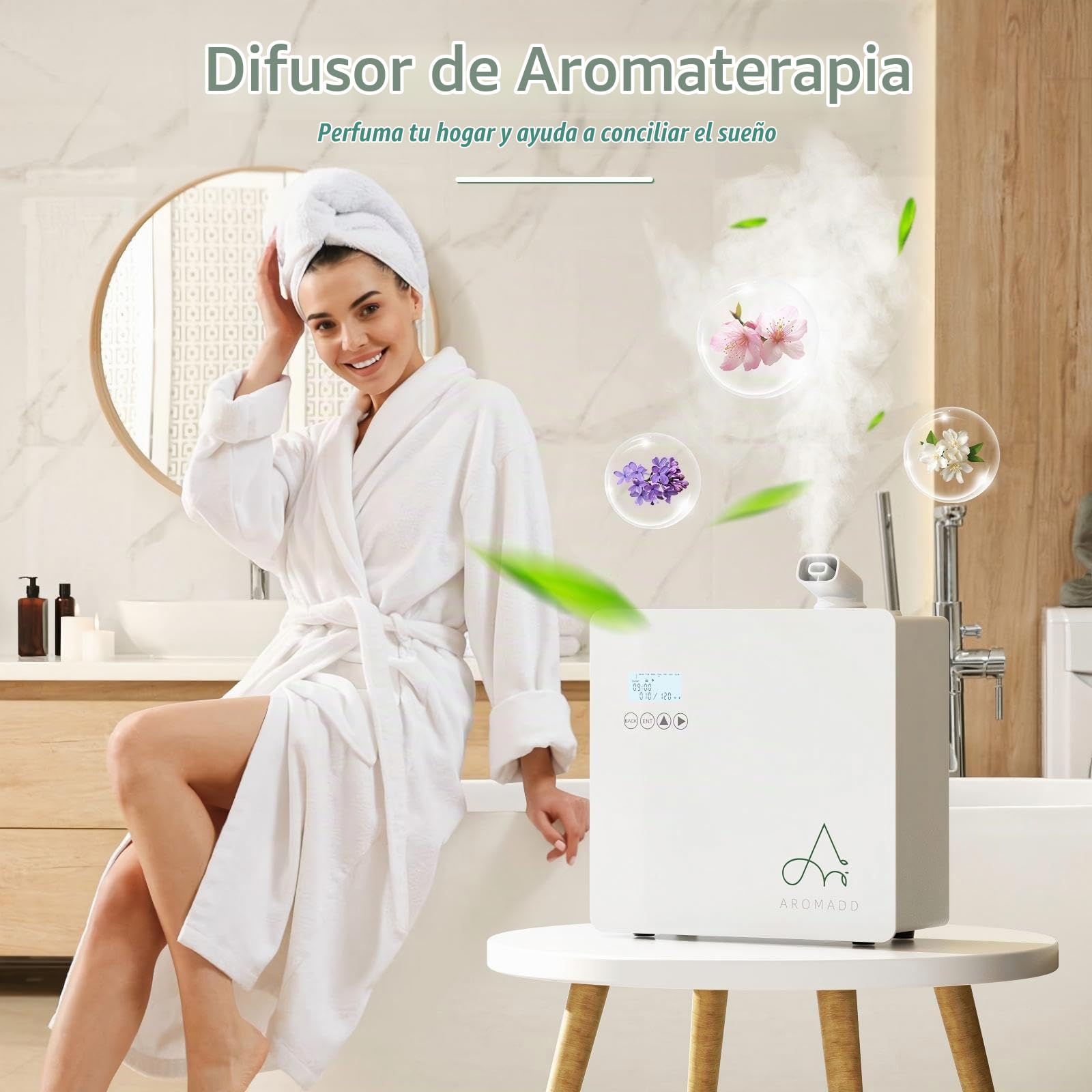 AROMADD Difusor de aroma inteligente de 3500 pies cuadrados, sistema HVAC