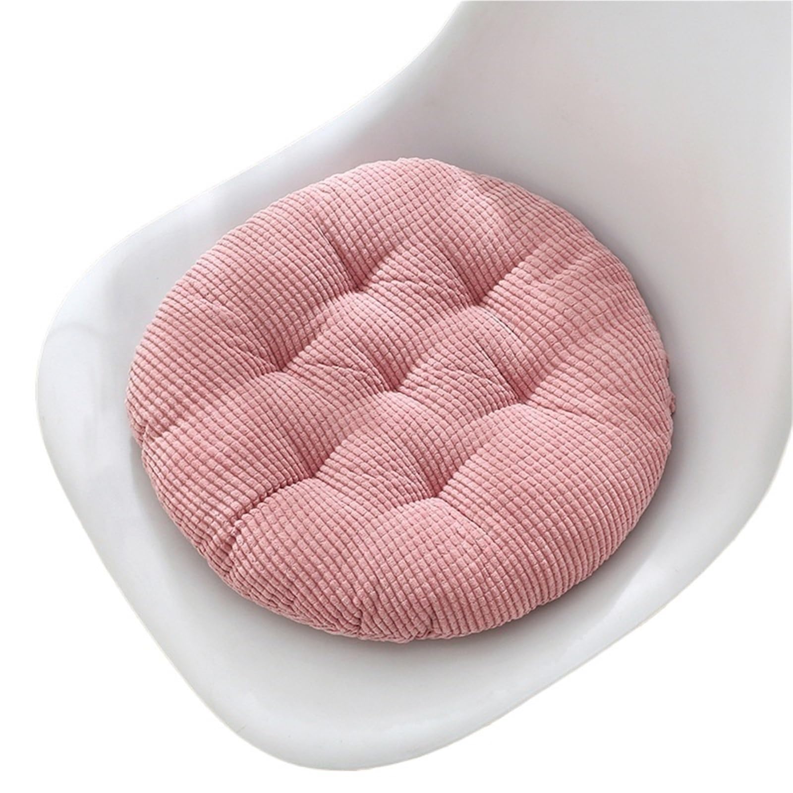 Coussin de siège contre la dureté des chaises tabouret rond rose épais