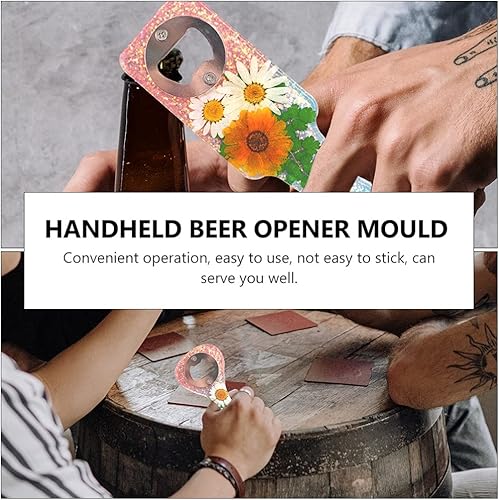 Miniatura 5 de Moldes de silicona para abridor de botellas, abridor de vino de cerveza, molde de silicona para fundición de moldes de resina, bricolaje hecho a