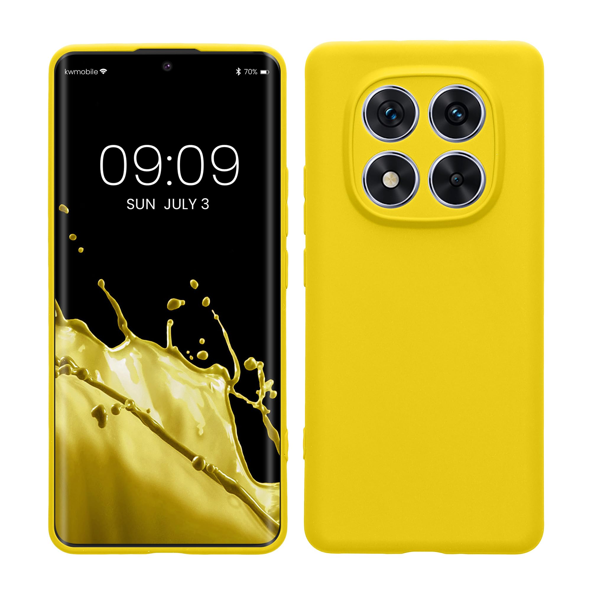 kwmobile Carcasa Compatible con Xiaomi Redmi Note 14 Pro 5G / Poco X7 Funda - Funda Ultrafina de TPU con Bordes elevados - Lavanda Metalizado — view 254