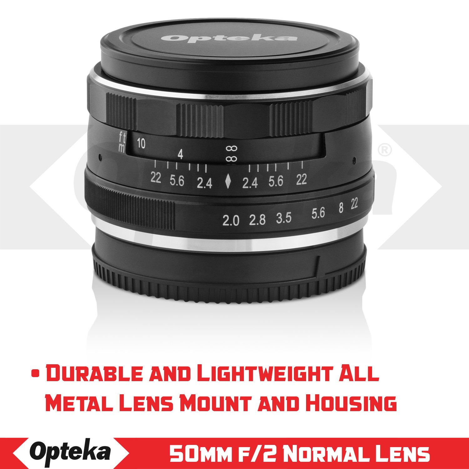 (未使用･未開封品)　Opteka 50mm f/2.0 HD MC マニュアルフォーカスプライムレンズ オリンパス マイクロ4/3マウントデジタルカメラ用 6k88evb Amazon.co.jp: Opteka 50mm f/2.0 HD MC マニュアルフォーカスプライム