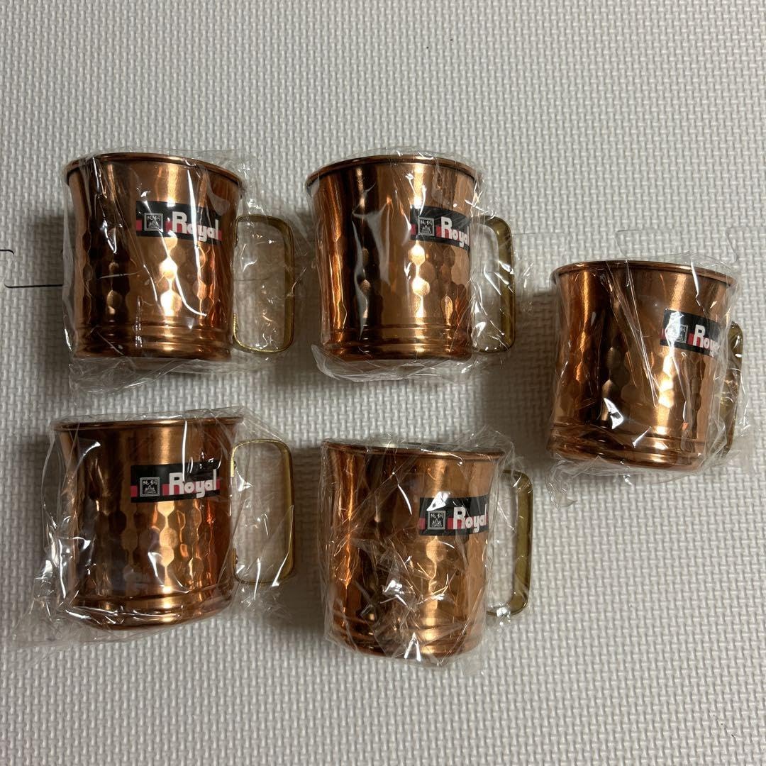 Royal 純銅製 マグカップ 5個セット Royal 純銅製 マグカップ 5 Royal 純銅製 マグカップ 5個セット Royal 純銅製 マグカップ 5