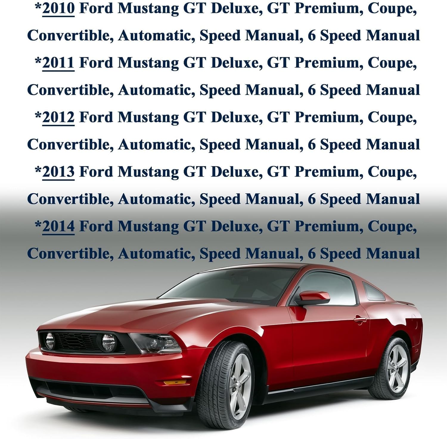 NLQR Front Driver Side Bottom Replacement Seat Cover Charcoal Black Microfiber Leather Compatible with Ford Mustang 2010 2011 2012 2013 2014