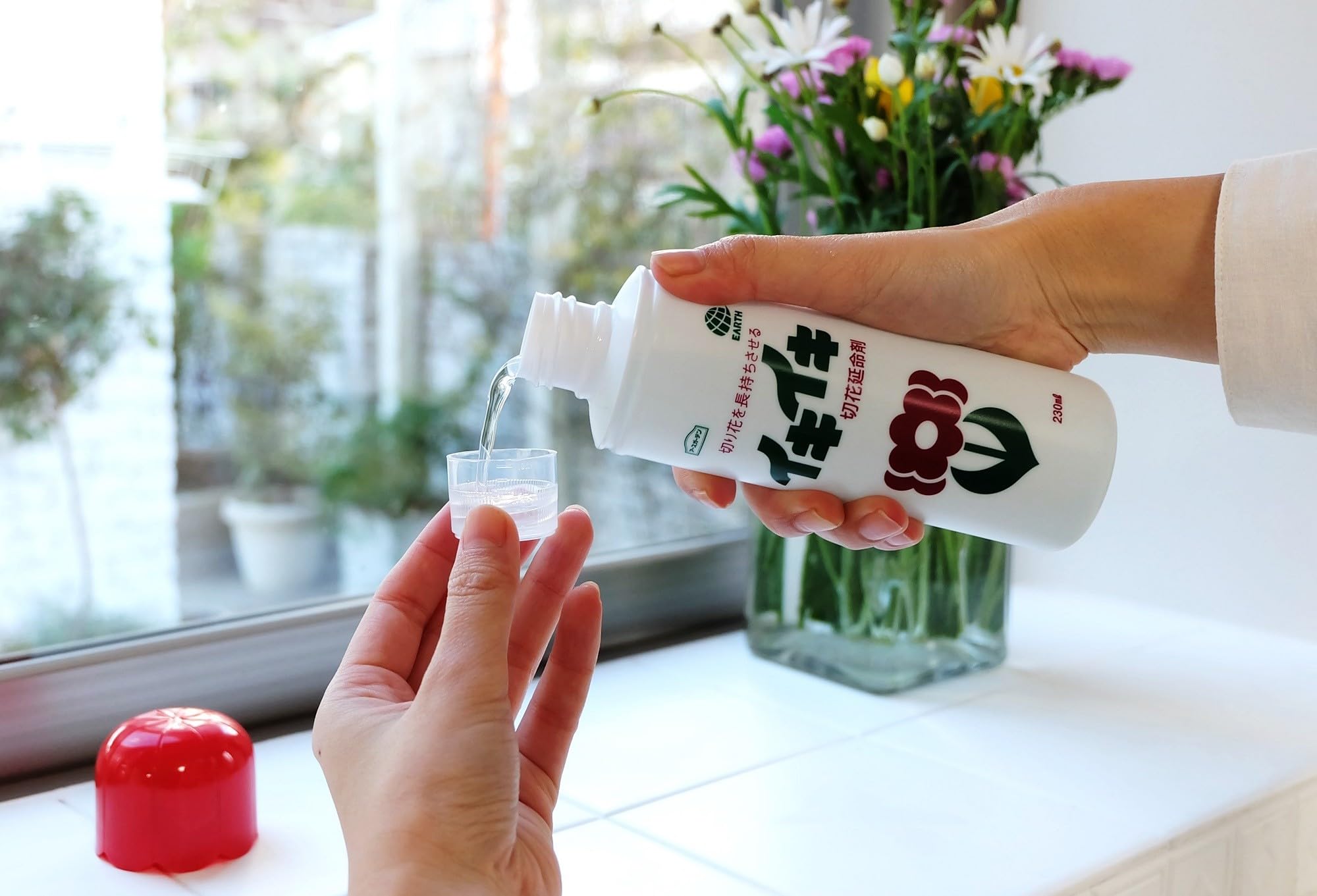 Amazon | アースガーデン 切花用延命剤 イキイキ切花延命剤