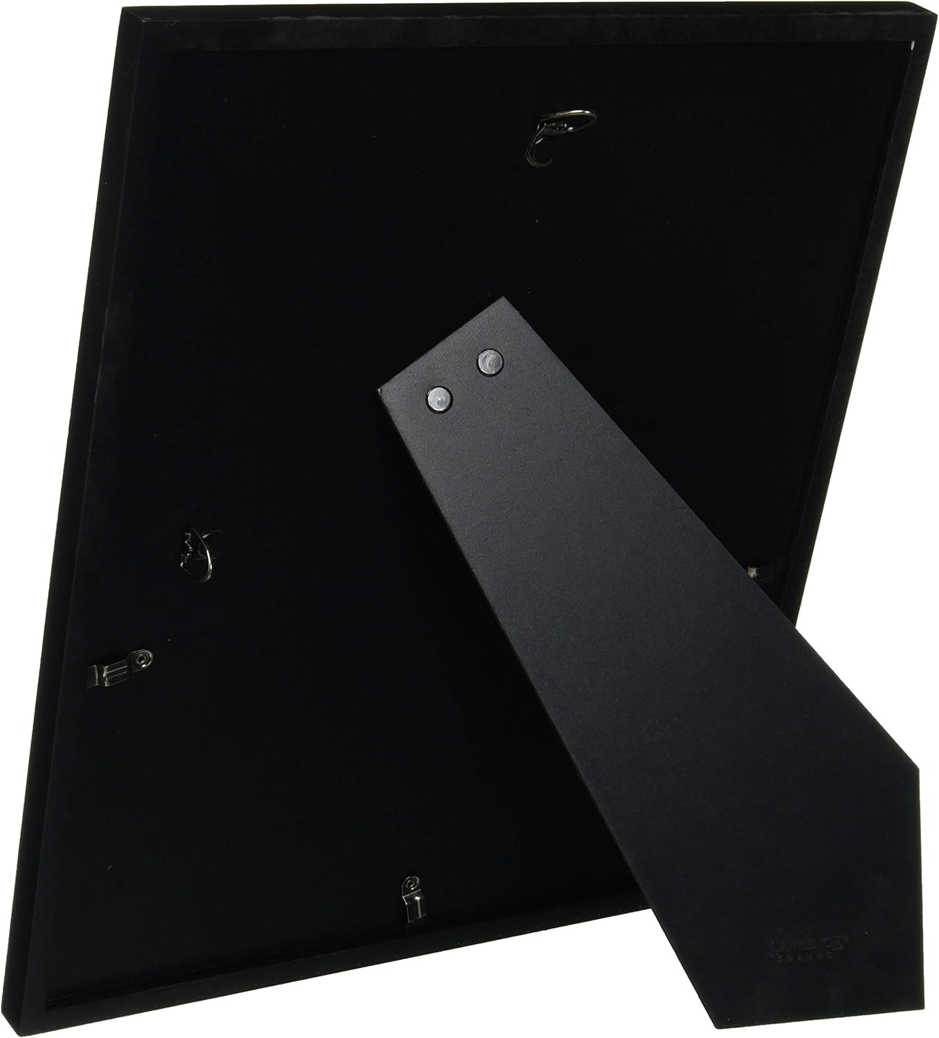 Lawrence Frames Black Wood 11 by 13 Picture Frame Matted to 8 by 10