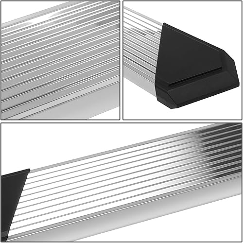 Miniatura 3 de DNA MOTORING STEPB-ZTL-8060 - Estribo de barra Nerf de acero inoxidable de 6 pulgadas compatible con Ford F-250 F-350 Super Duty (SuperCrew) Crew