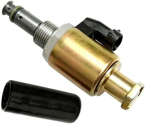 Tenlioshun Válvula solenoide 122-5053 de la bomba de aceite compatible con el motor de Perkins Caterpillar E322C 3126 3126B Engine 1225053