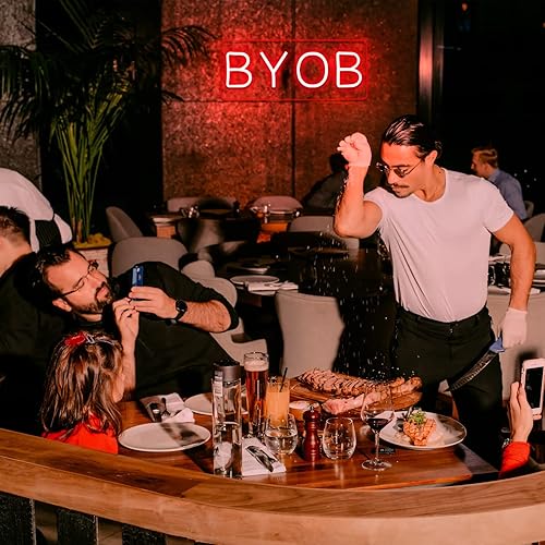 Miniatura 5 de Vinray Letrero de neón de préstamos abiertos para negocios, letrero LED súper brillante para ventana de agencia de préstamos. Fácil de colgar en la