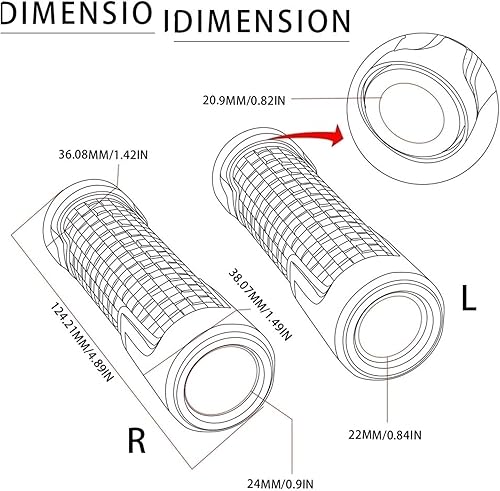 Miniatura 2 de Manillar de motocicleta 78 "0.866 in universal mango de motocicleta manillar agarre para Yamaha FZ1N FZ1 FZ1 Fazer FZ-1N 2001-2015 2009 2010 2011