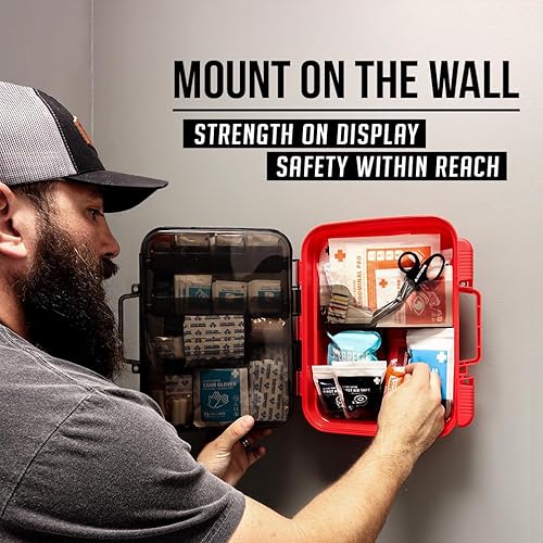 Miniatura 4 de EVERLIT Kit de primeros auxilios tipo III clase A, compatible con OSHA/ANSI, kit médico profesional para contratistas, almacén, oficina, escuela,