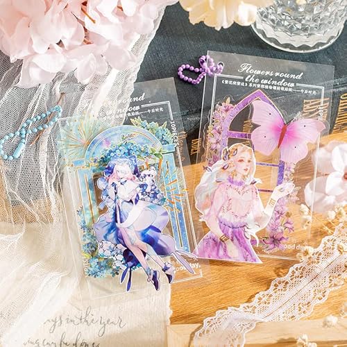 Dwepetzo 60 Pieces Window Frame Flower Stickers With Gold Holographic Outlines,Waterproof Glitter Shiny Decorative Sticker For Adults Journaling,Crafts Cards Making,Scrapbooking Supplies,Resin Art #TOP4