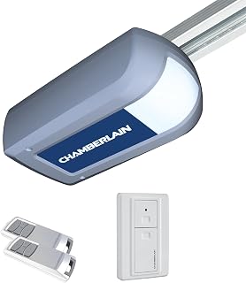 Chamberlain ML810EV Garagentorantrieb - Leise und Stark: 800 N Zugkraft max. 110 kg Torgewicht - Smart-Home-Fähig - Einfache Montage- inkl. Zubehör und Schiene
