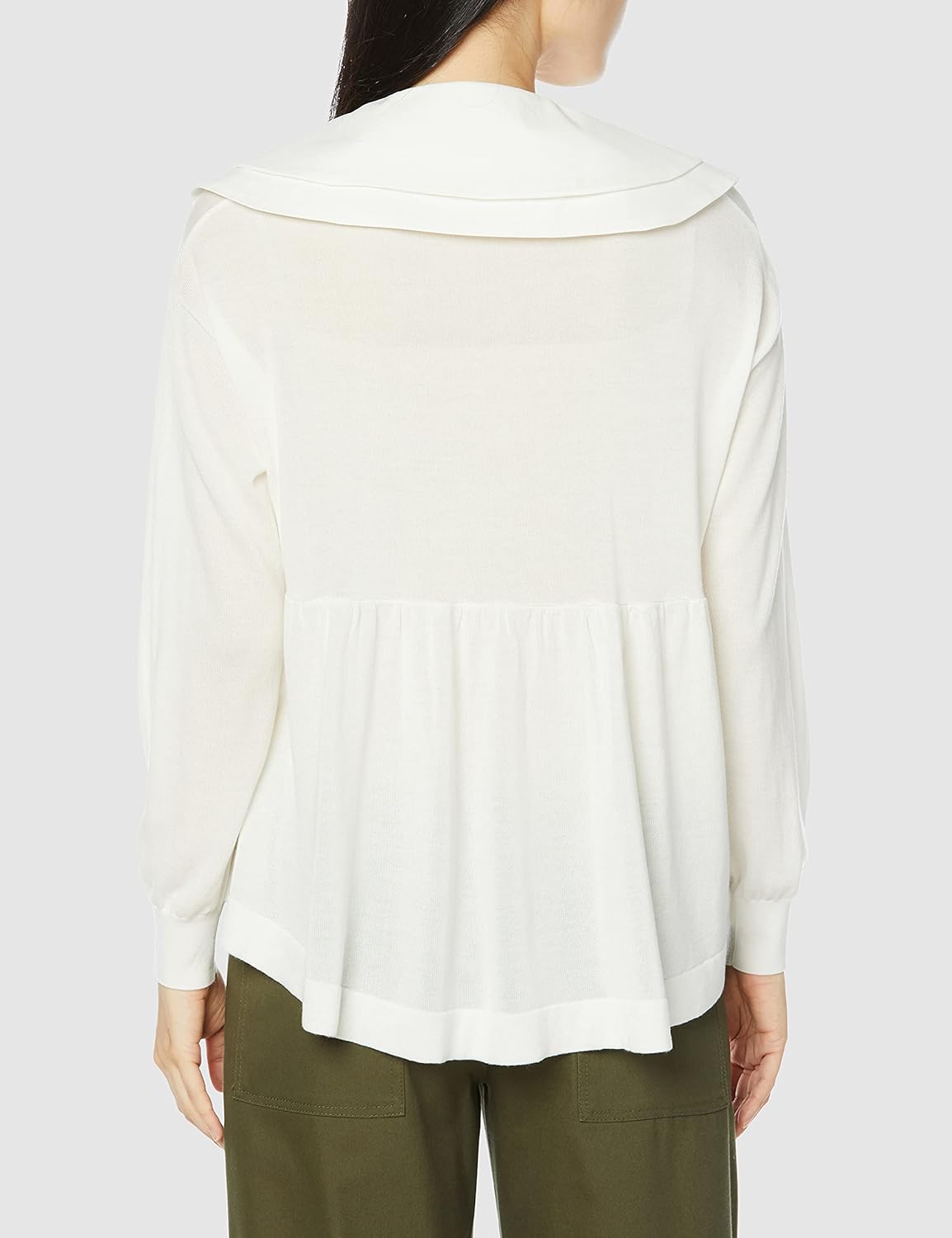 ユナイテッドアローズ] スカラップレース セーラーカラー ニット